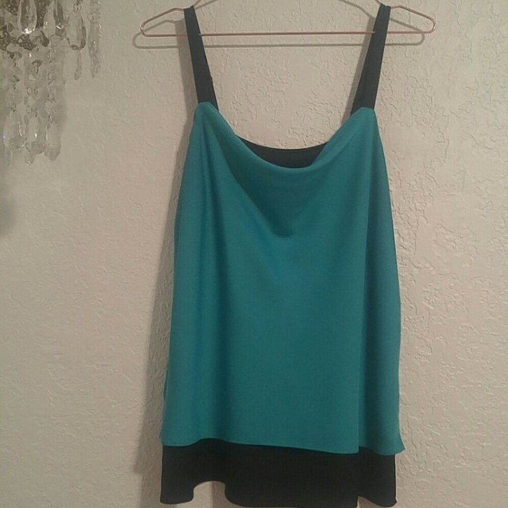 Nicole by Nicole Miller Polyester Cami With Cowl Neck Adjustable Straps SZ M